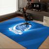 1PC Blue And White Queens Park Floor Mat for Living Room, Game Rooms, Office, Bedroom, Office Floor Mat Playful Design, Christmas fan gifts