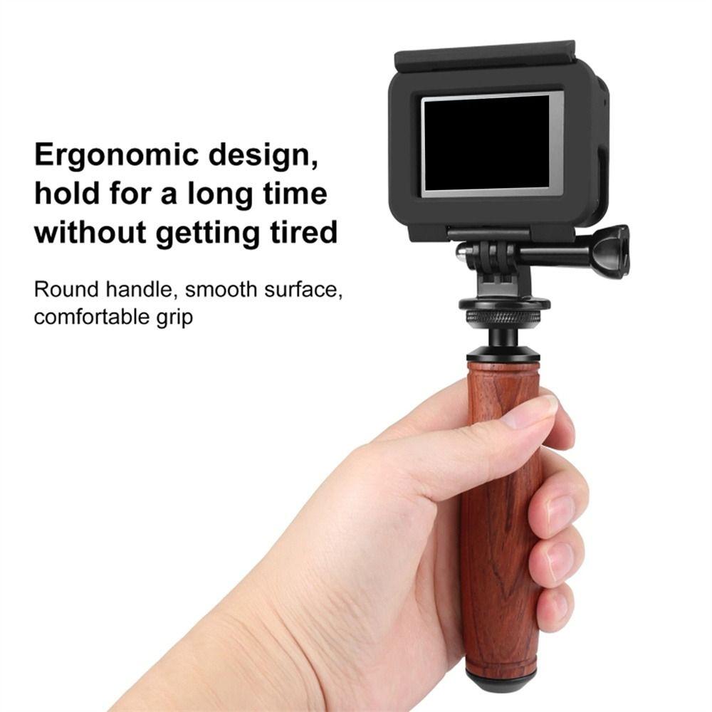Filming Phone Handlegrip Handheld Stabilizer Grip Support Camera Handle Mount with 1/4 inch Screw