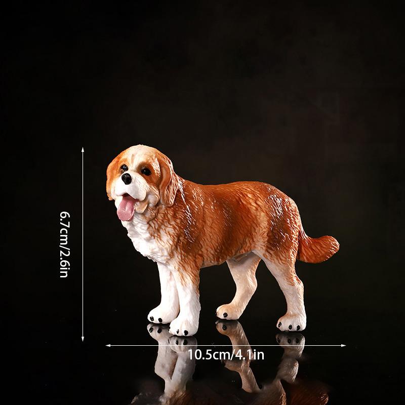 Realistic Animal Model Simulated Poultry Figurines Miniatures Mini Farm Dog Duck Cock Models Ornaments For Children Kids Gifts