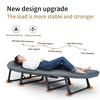 Klappbett Einzelmetall Gästebett Schlafzimmermöbel 6 Gänge Verstellbare Designs Büro Freizeit Tragbar