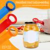 3Pcs Jar Opener Manual Jar Key with Ergonomic Handle Mini Portable Can Lid Opener Tool for Elders Children Women Weak Hands