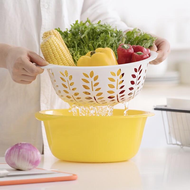 CHAHUA Double-Layer Silicone Drain Basket