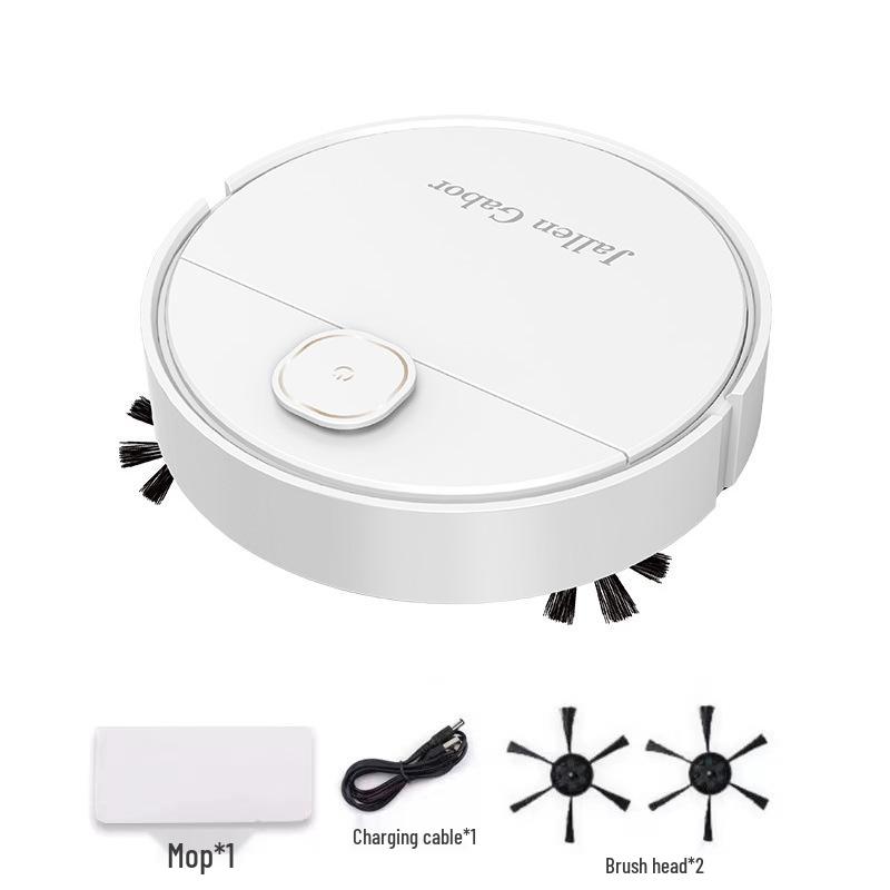 Smart 3-in-1 Robotic Vacuum Cleaner: Rechargeable & Compact Home Appliance