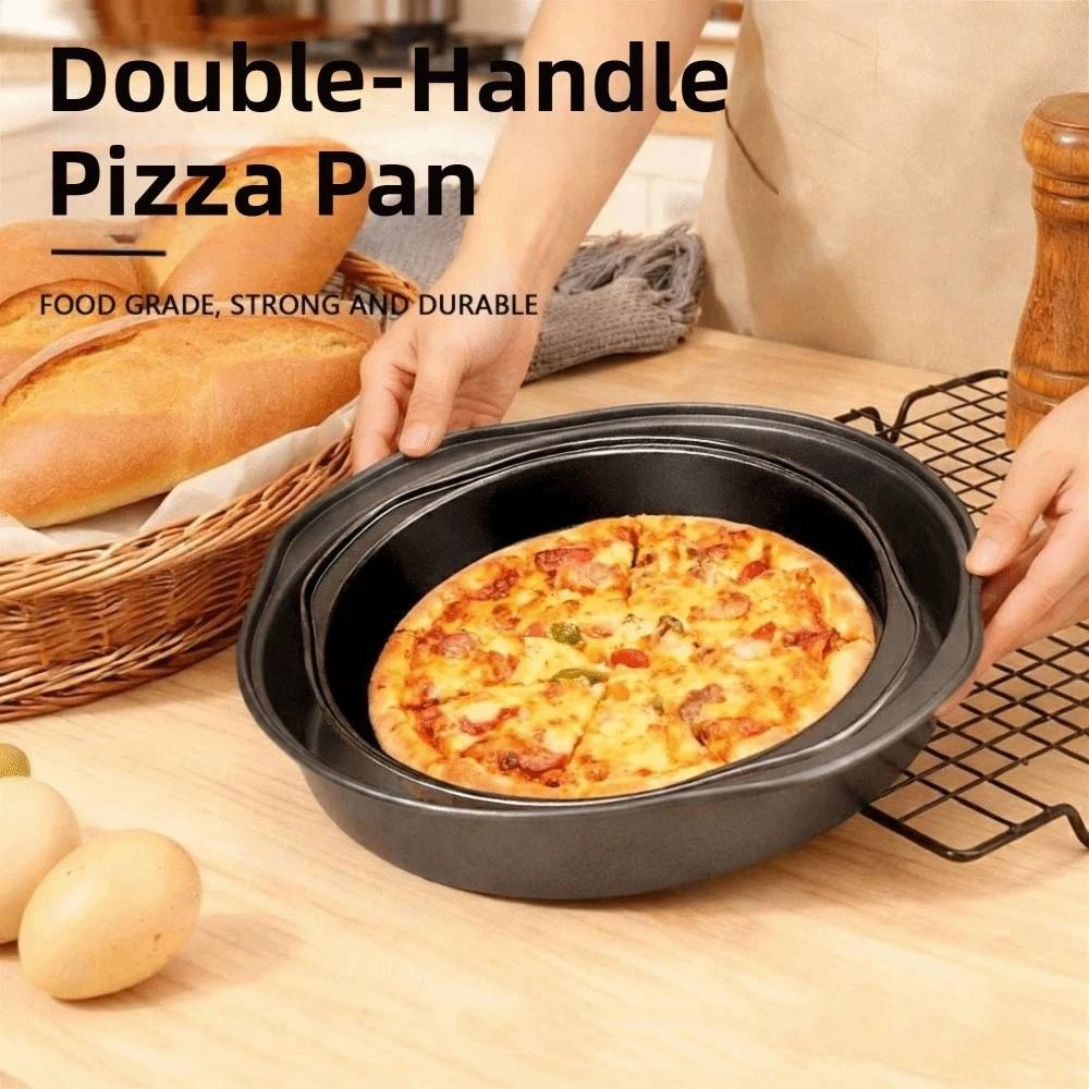 Durable Pizza Baking Pan Non-Stick Pizza Oven Tray Multi-Purpose Pizza Mould  Baking Tool