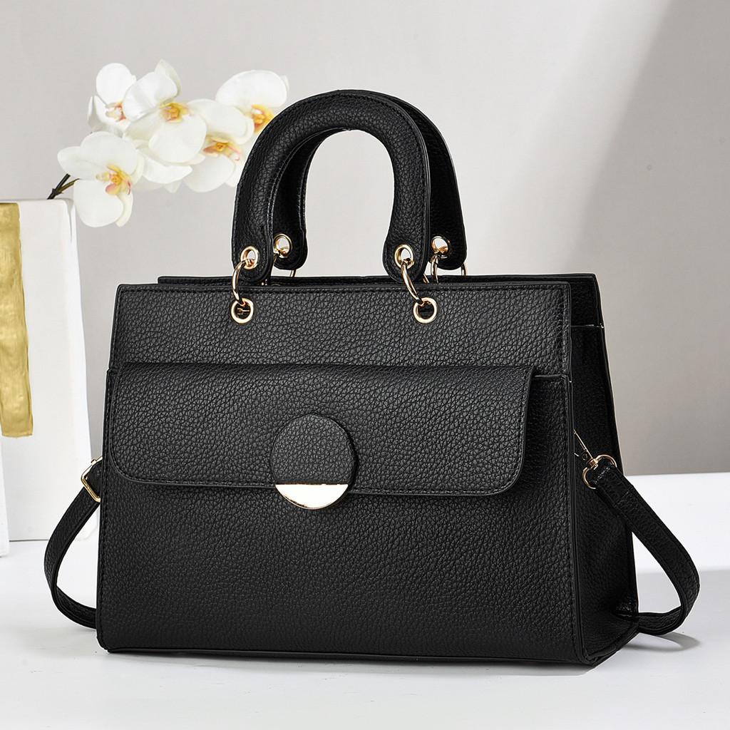 Fashionable Large Capacity Single Shoulder Bag Perfect For Daily Casual Outfits чёрный