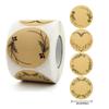 50-500Pcs High-Standard-Quality 2 Inch High-Quality Kraft High-Quality Paper High-Quality Flowers High-Quality Thank High-Quality You High-Quality
