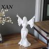 Miniature Spooky Collectible 3D Printed Ghost Woman Sculpture, Spirit Statue for Modern Home Decor, Minimalist Lady Figure Figurine, Computer