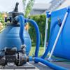 2 Pcs Pool Pump Hoses For Above Ground Pools 1.25" X 59" Pool Hose Replacement Blue Pool Filter Pump Hoses With 4 Metal Clamps And 2 Pipe Holders