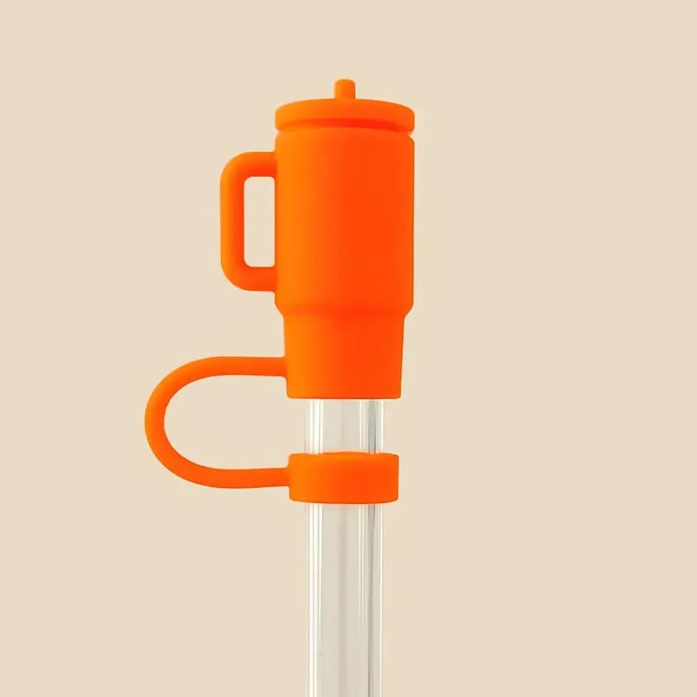 Silicone Straw Cover Cap Dust-Proof Bell Flower Straw Topper for Stanley Yeti Tumbler Cup Straws Accessories