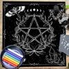 Astrology Tarots Table Altar Cloth Metaphysical Board Game Mat Pendulum Divinations Altar Tablecloth Board Game Card Pad