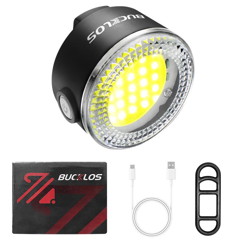 COB LED Bicycle Front & Rear Lights, USB Rechargeable Cycling Lamps for Mountain & Road Bike MTB