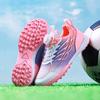 2025 New Children's Rotating Buckle Football Shoes Boys and Girls TF Broken Nails Primary and Secondary School Students Training Competition Sports S