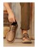 Men's 2025 Winter Retro Leather Casual Sports Shoes - Non-slip, Soft Sole, British Style Work Footwear