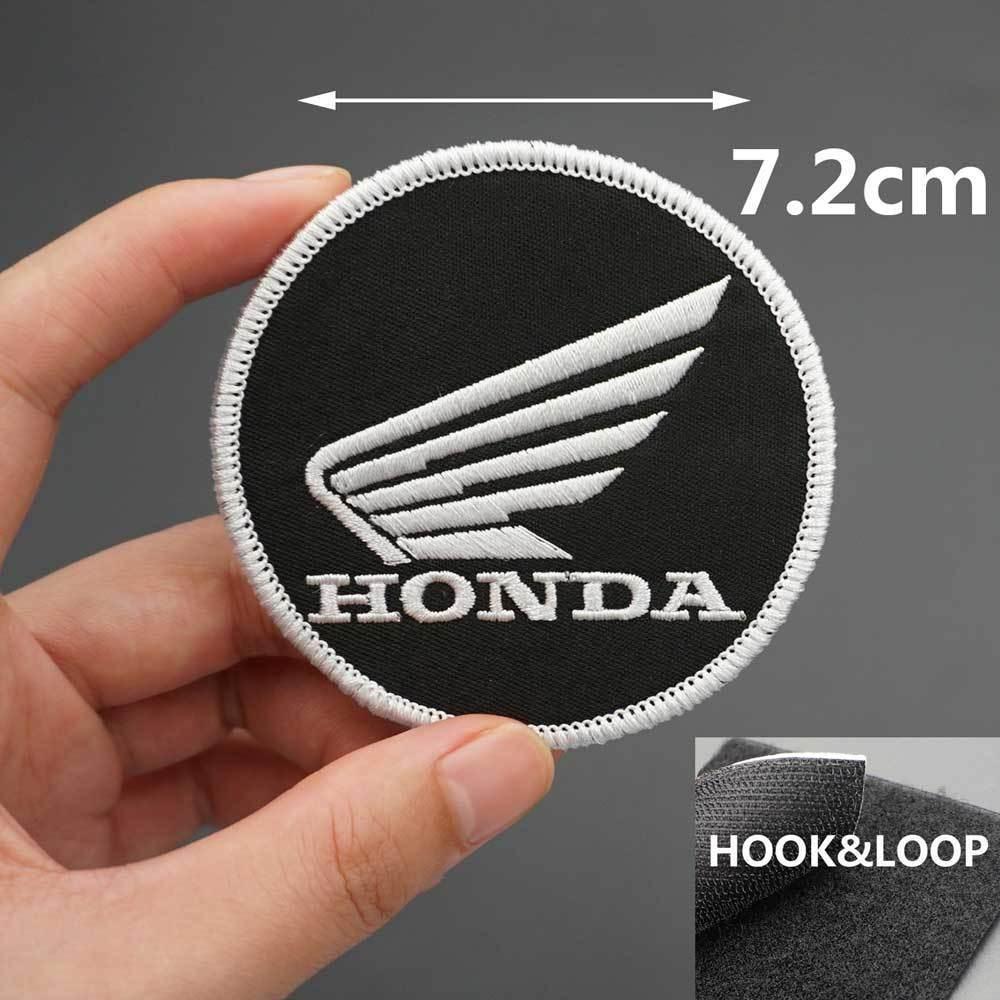 Styling Embroidered Patche Armband Backpack Badge Hook Backing Clothing For Honda CB400 CB650 FCBF CBR25ORR CRF SH3O0 NC75O