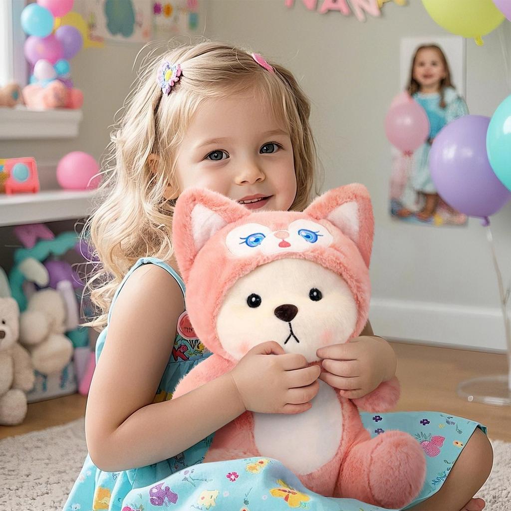 Qq Bear Plush Toy Dolls, Cute Bear Dolls, And Cloth Dolls Are Birthday Gifts For Girls