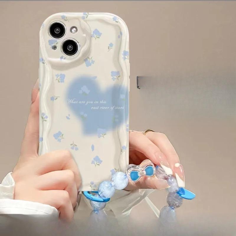 Smudged Love Butterfly for Apple 13 Women's Phone Case IPhone 14 Promax Anti-fall 12 Full Cover Transparent