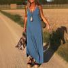 2025 Summer Women's Trendy V-Neck Spaghetti Strap Dress