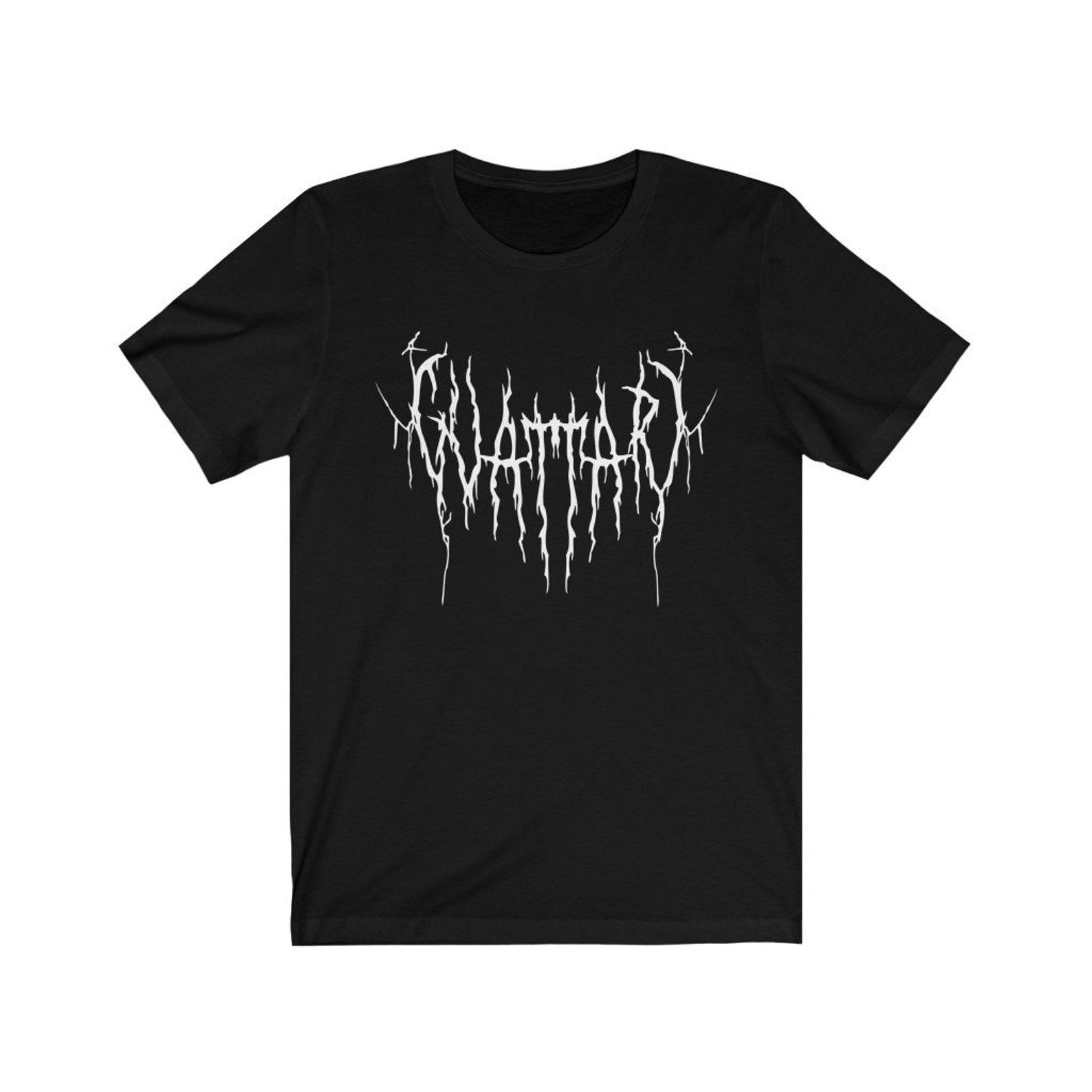 Deleuze and Guattari - Black Metal Guattari Philosophy T-shirt L