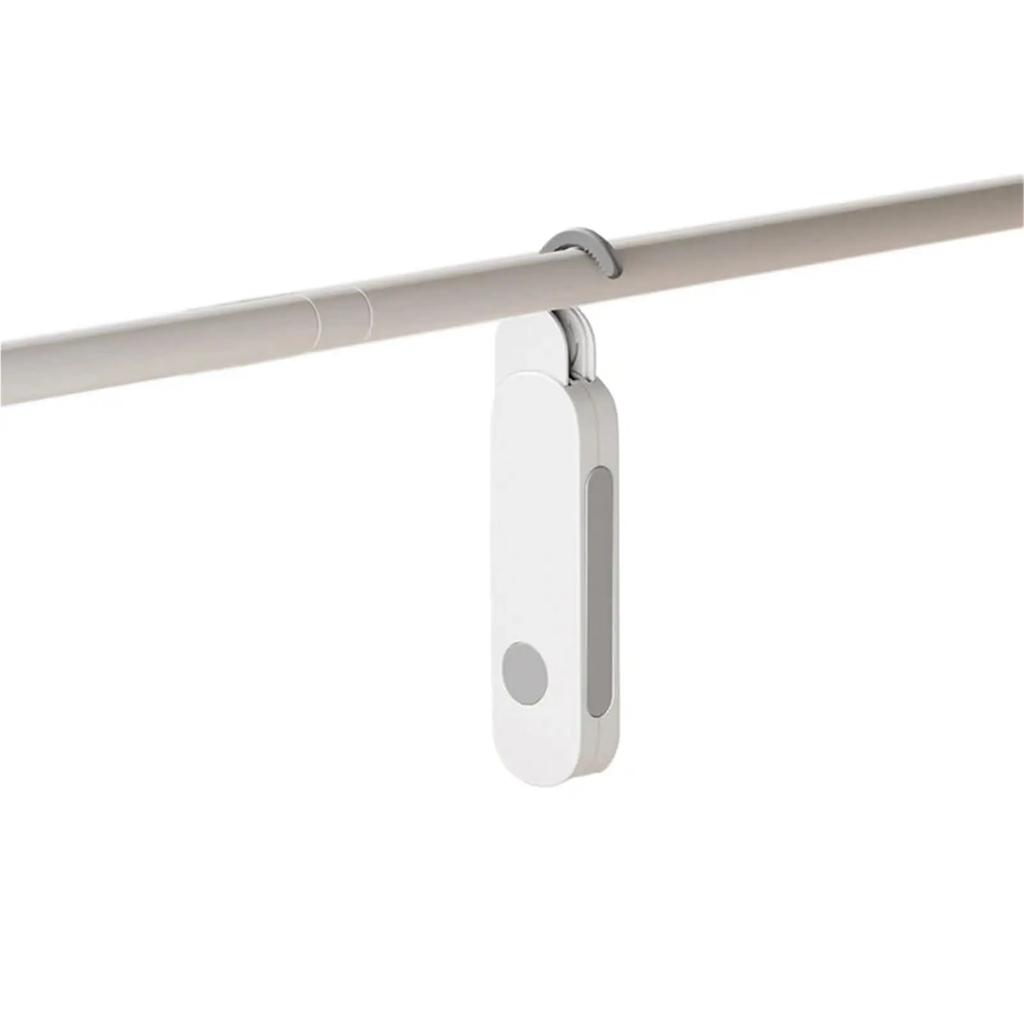 Foldableable Portable Clothes Drying Rack Travel Clothes Hanging Rack 7 Hole Multi-functional Storage Home Business Trip Hotel Clothes Hanger Tool