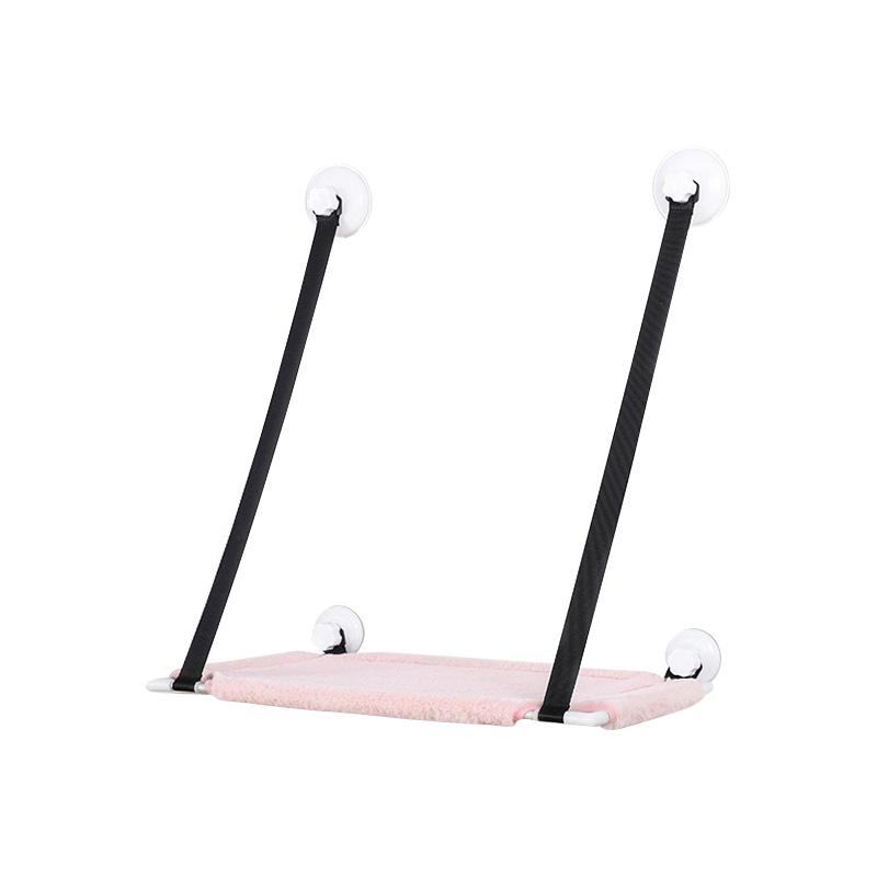 Window Suction Cat Hammock Space Saving Wall Mounted Pet Bed Double Layer Perch Sturdy Fabric Indoor Cat Lounger Easy Install Pet Resting Spot