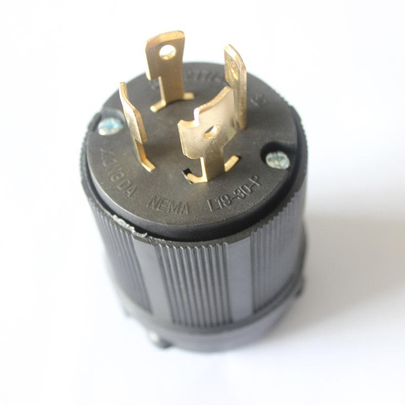 XIONGDA NEMA L19-30P 30A 277V-480V Industrial Anti-Pull-Out Plug