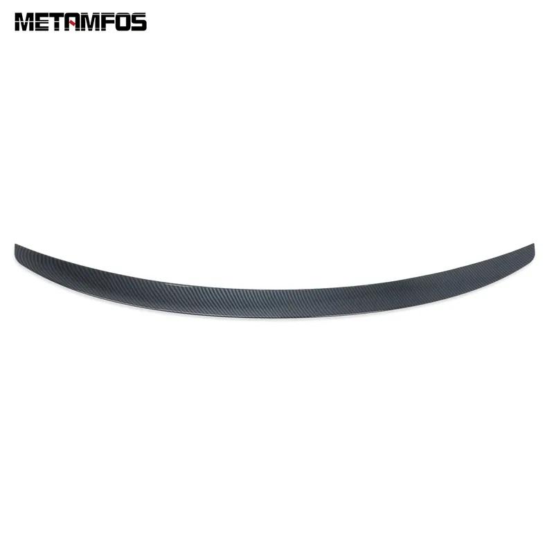 Accessories For Kia K7 Cadenza - Carbon Fiber Car Rear Roof Trunk Spoiler Tail Wing Lip Cover Trim Car Styling