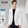 Antonio Men's Pure Linen Business Casual Blazer