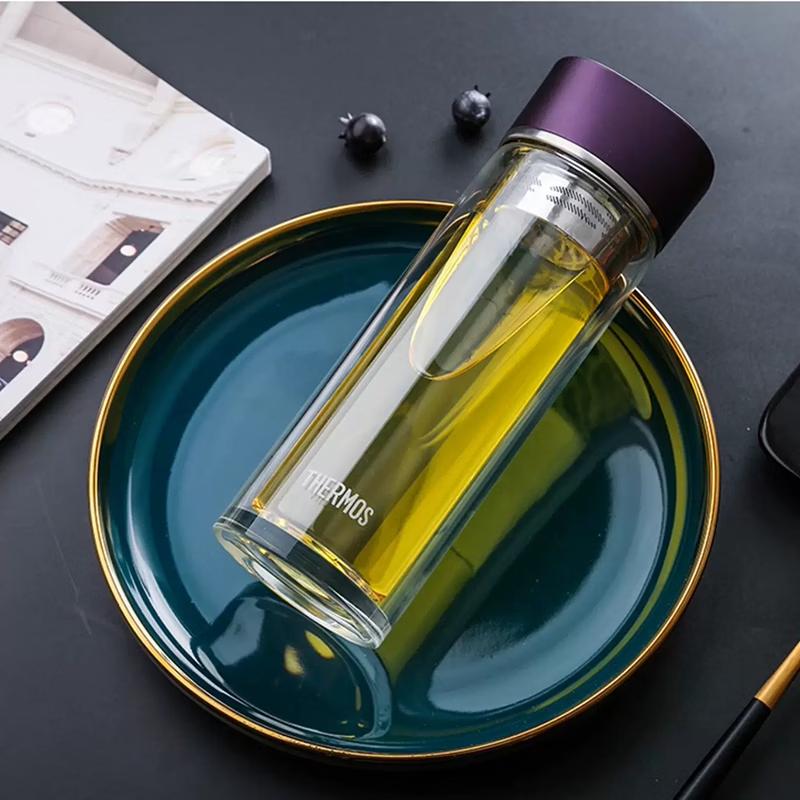 Стеклянный стакан THERMOS с двойными стенками