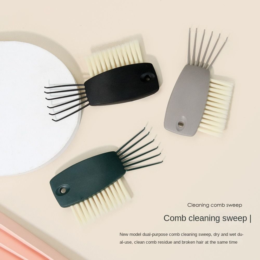 

Hairbrush Comb Cleaning Embedded Handle Cleaning Accessories High Quality Hair Brushes Home