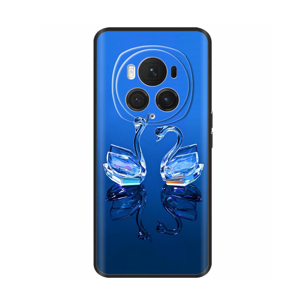 For Honor Magic6 Pro 5G Case Black Bumper Soft TPU Silicone Funda Capa for Honor Magic6 Magic 6 Pro Lite 5G Back Cover Coque Bag