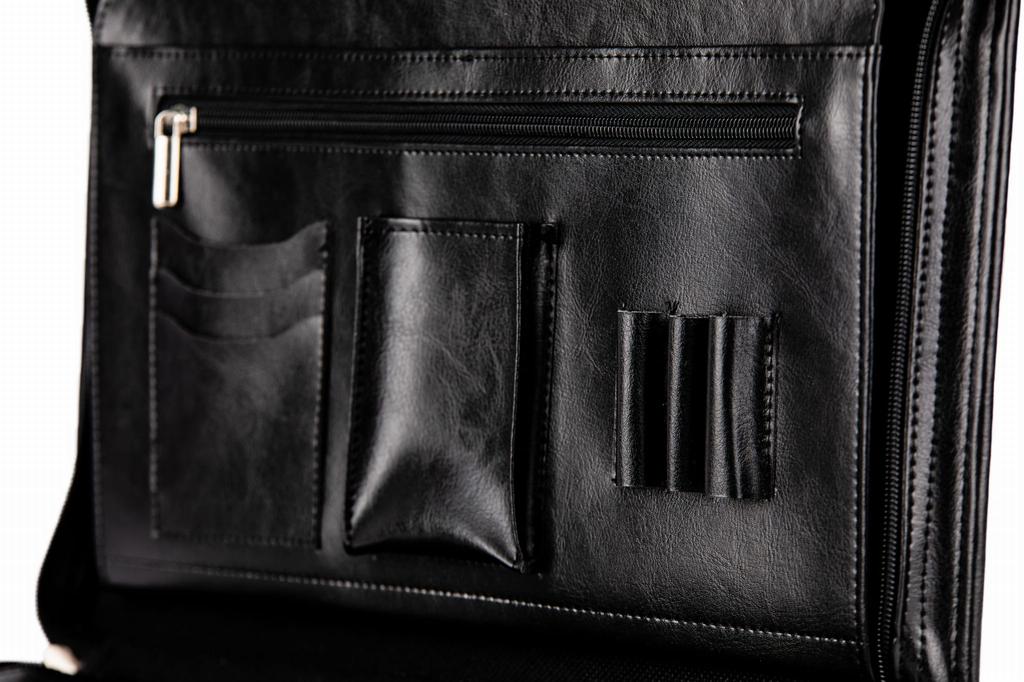 Elegancka aktówka męska a4 - pojemny organizer i torba wizytowa z ekoskóry