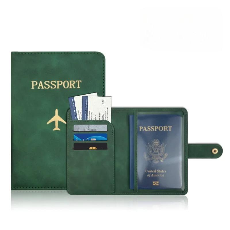 Airplane Hasp Passport Clip Multi Card Slots Passport Cover Id Card Holder Credit Card Holder Passport Holder Travel Accessories