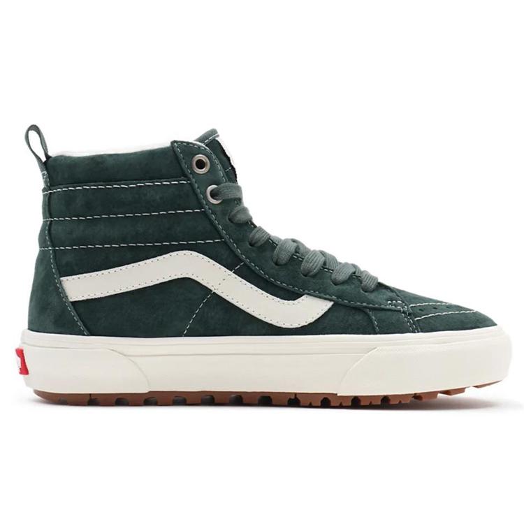 Vans Unisex SK8 HI Mte 1 High Top Sneakers White/Green VN0A5HZYA08