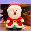 Christmas Santa Claus Snowman Penguin Sled Plush Doll Pendant Children Toy For Holiday Gift Decor