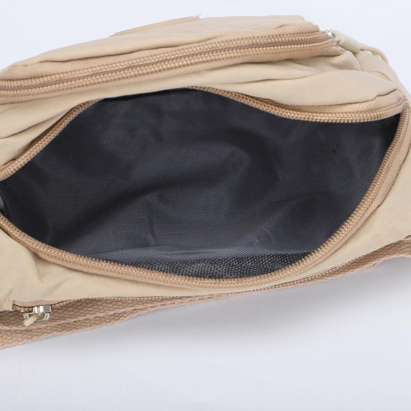 Lightweight Women's Outdoor Chest Bag – Rainproof Nylon Waist Pack for Hiking Running & Sports Use