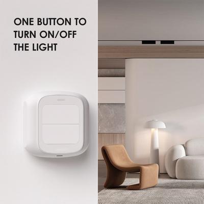 ZigBee Dual Akıllı Sahne Anahtarı Basmalı Düğme DIY Ev Otomasyonu Sahne Bağlantısı APP Uzaktan Kumandası