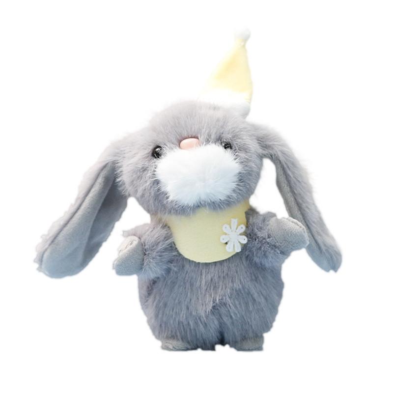 Cartoon Animal Plush Bunny Pendant With Soft Cotton Filling For Kids Room Decor