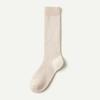1 Pair Women Winter Socks Thickened Plush Knee Length Long-tube High Elasticity Wrapping Anti-slip Floor Socks Comfort Warmth Sleeping Stockings