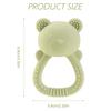 Color Kids 1PCS Silicone Baby Teether Toy BPA Free Chewing Ring Rattle Safe Teething Infant Soothing Gums Baby Shower Gift