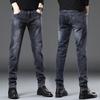 Men's Stretch Skinny Jeans - 2024 Spring Korean Style Slim Fit Mid-Waist Casual Pants