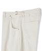 Eonyujeulaeb Cotton Curved Buckle Pants [Cream]