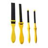 4Pcs Polishing Sandpaper Kits Sandpaper Flat File Wood Rasp File Set Sanding Paper Sand Tool with Plastic Stick