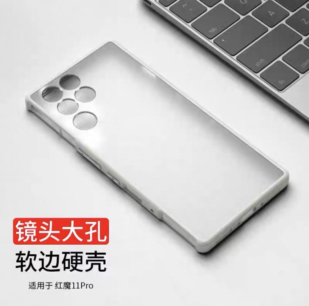 For ZTE Nubia RedMagic 11S Pro Plus Red Magic 11 Pro Case Simple For MagSafe Magnetic Matte Transparent Acrylic Phone Cover