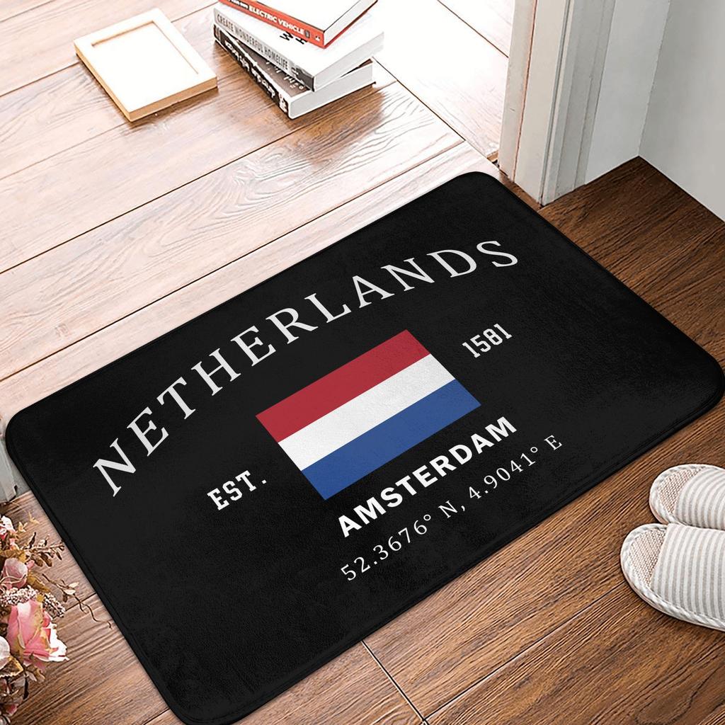United States Flag Doormat Anti-Slip Bath Kitchen Mat Toilet Door Floor Entrance Carpet Rug