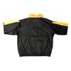 Li Ning Full Zip Color Block Two In One Sports Jacket Men Jackets Black Yellow AWBP017-1