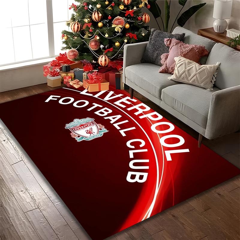 1pc Office Carpet, Liverpool FC Chair Rug, Living Room Printed Area Rug, Home Chair Floor Mat