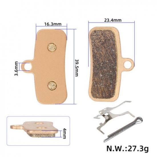 2er-Pack Vorder- und Hinterradbremsbeläge für Sur-Ron Light Bee X für Segway X160 X260
