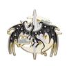 Charming Metal Crane Shape Brooch Fashionable And Decorative Enamel Pin All For
