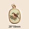 Modisch Bunt Handgezeichnet Anhänger DIY Handgefertigter Schmuck Charms Geschenk Geometrische Form Herstellung Verbinder Charms Herstellung