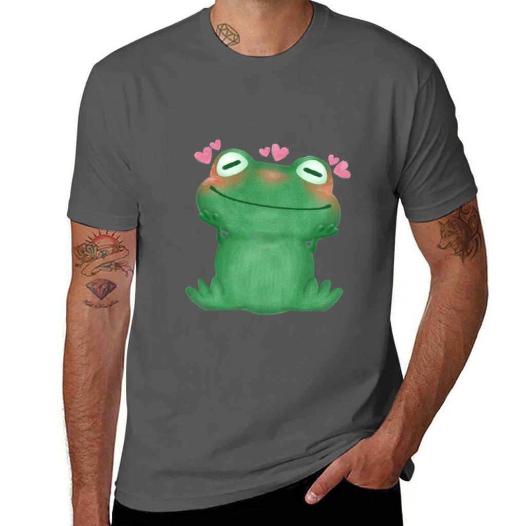Happy Lil Frog Tshirt Trend Art Print Tshirt